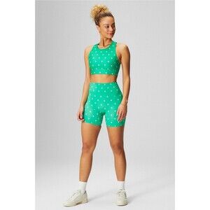 Fabletics Motion 365 Green Palm Tree Set Size Small